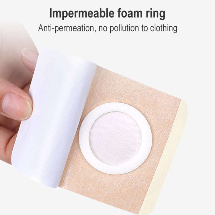 10pcs 042 Spunlace Non-woven Stickers Anti-osmosis Three-volt Belly Button Plaster, Size: 8x8x3.5...