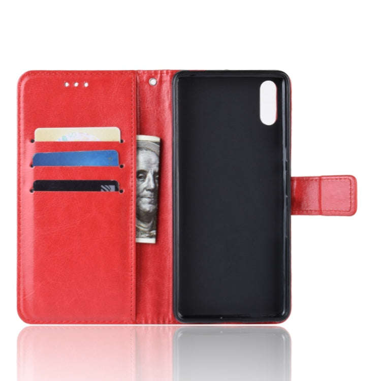 Retro Crazy Horse Texture Horizontal Flip Leather Case for Sony Xperia L3, with Holder & Card Slo...