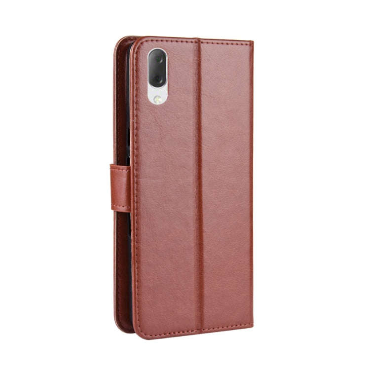 Retro Crazy Horse Texture Horizontal Flip Leather Case for Sony Xperia L3, with Holder & Card Slo...