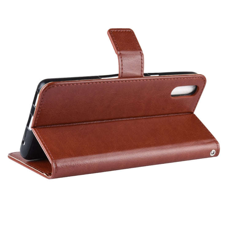 Retro Crazy Horse Texture Horizontal Flip Leather Case for Sony Xperia L3, with Holder & Card Slo...