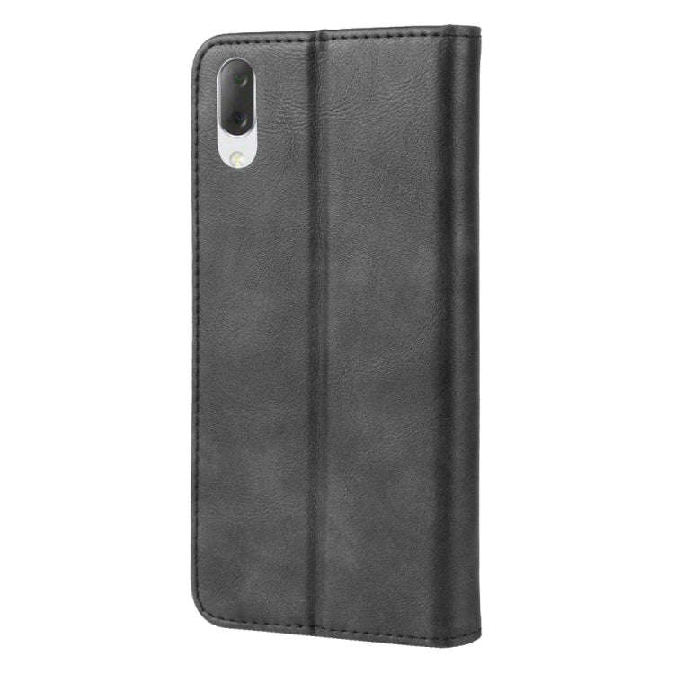 Magnetic Snap Retro Crazy Horse Texture Horizontal Flip Leather Case for Sony Xperia L3, with Hol...