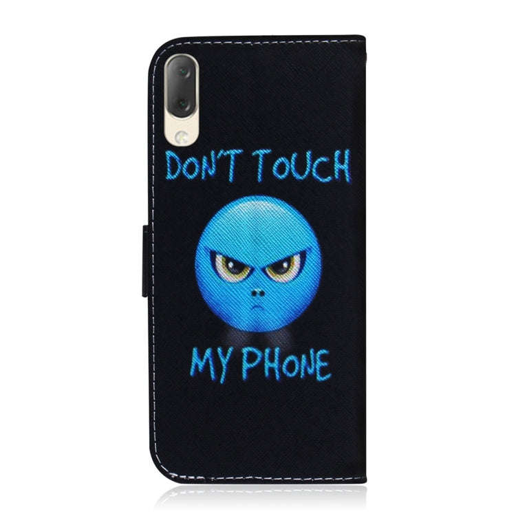 Anger Pattern Coloured Drawing Horizontal Flip Leather Case for Sony Xperia L3, with Holder & Car...