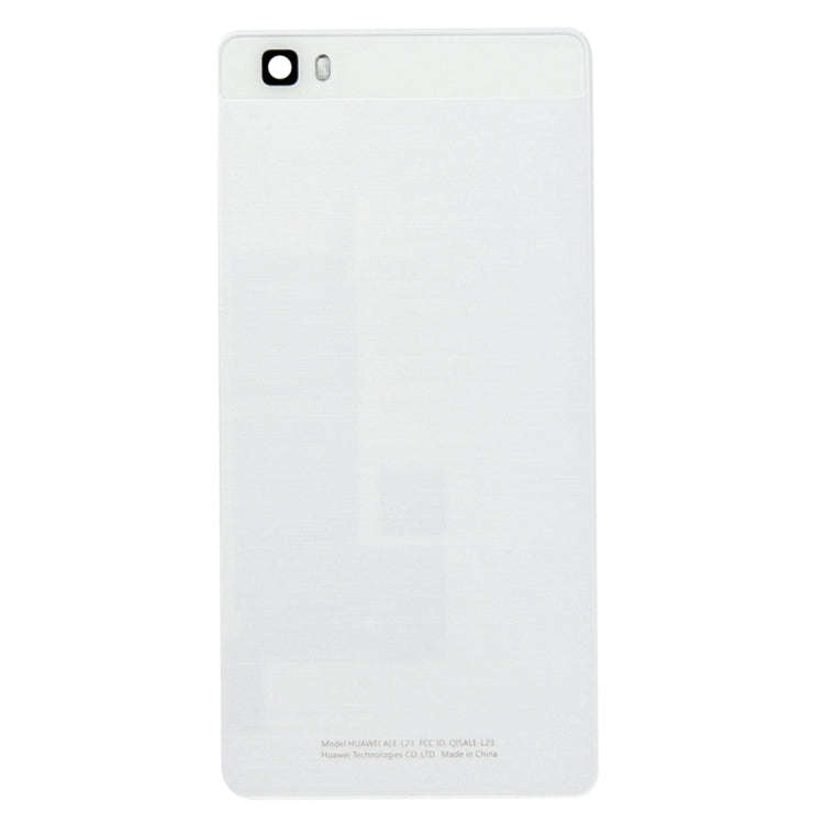 For Huawei P8 Lite Battery Back Cover(White)