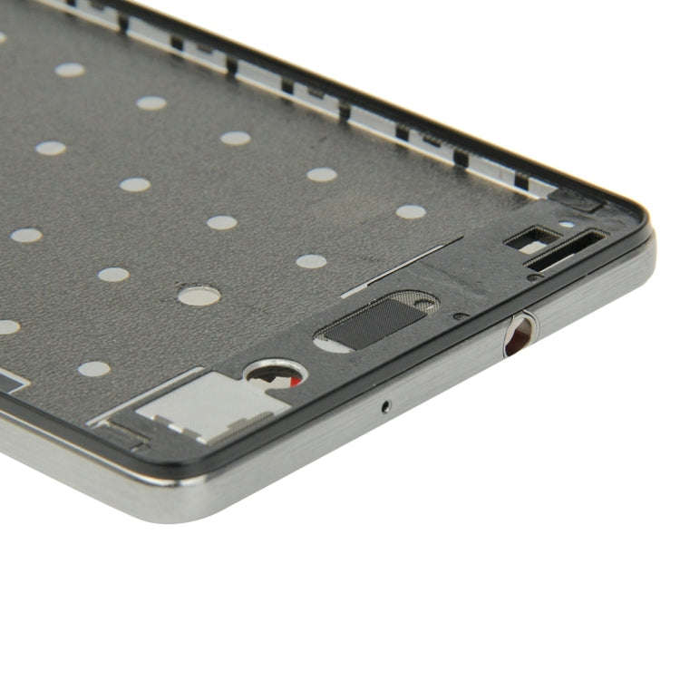 For Huawei P8 Lite Front Housing LCD Frame Bezel Plate(Black)