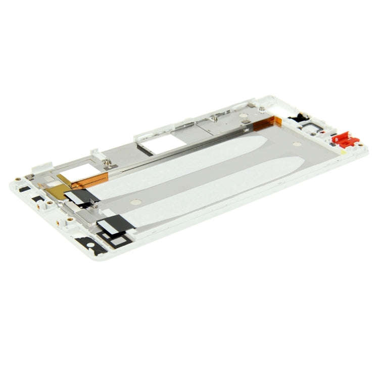 For Huawei P8 Front Housing LCD Frame Bezel Plate(White)