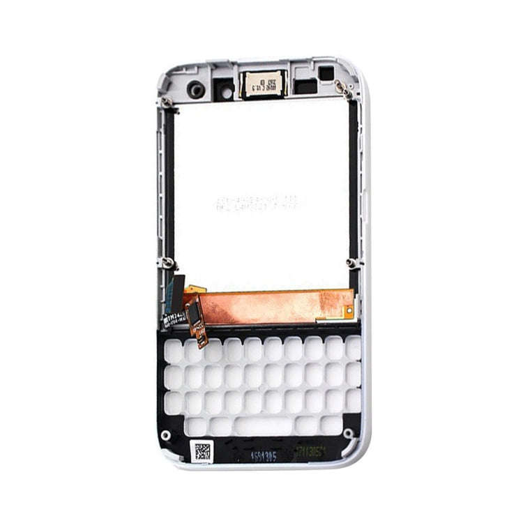 Original LCD Screen for BlackBerry Q5 Digitizer Full Assembly with Frame(White)
