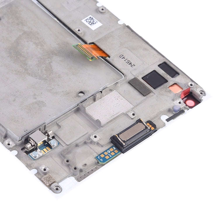 Original LCD Screen for BlackBerry Passport Q30 Digitizer Full Assembly with Frame(White)