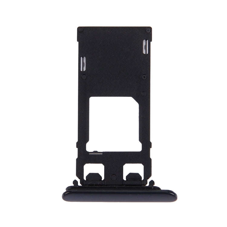 SIM Card Tray + Micro SD Card Tray for Sony Xperia XZ (Single SIM Version)(Black)