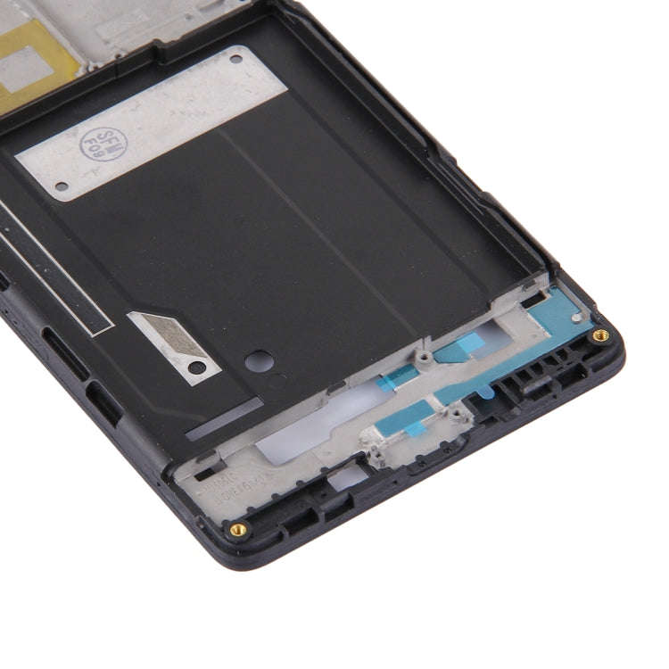 For Xiaomi Mi 4c Front Housing LCD Frame Bezel(Black)
