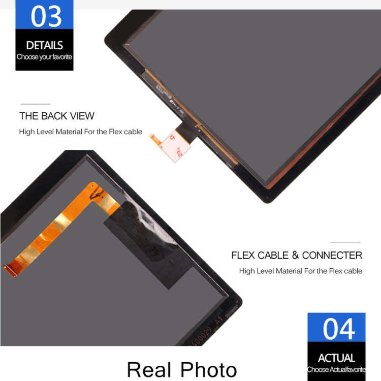 OEM LCD Screen for Lenovo Tab 3 10 Plus TB-X103 / X103F 10.1 inch with Digitizer Full Assembly (B...