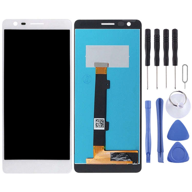 TFT LCD Screen for Nokia 3.1 with Digitizer Full Assembly  (White)