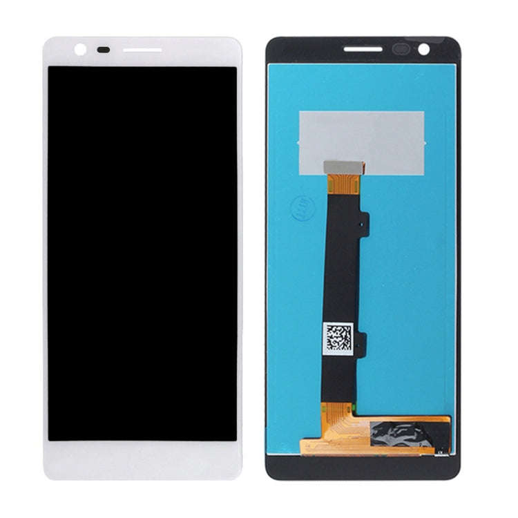 TFT LCD Screen for Nokia 3.1 with Digitizer Full Assembly  (White)