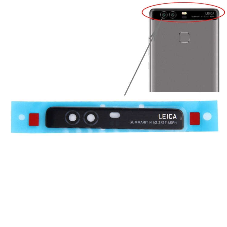 For Huawei P9  Back Camera Lens(Black)