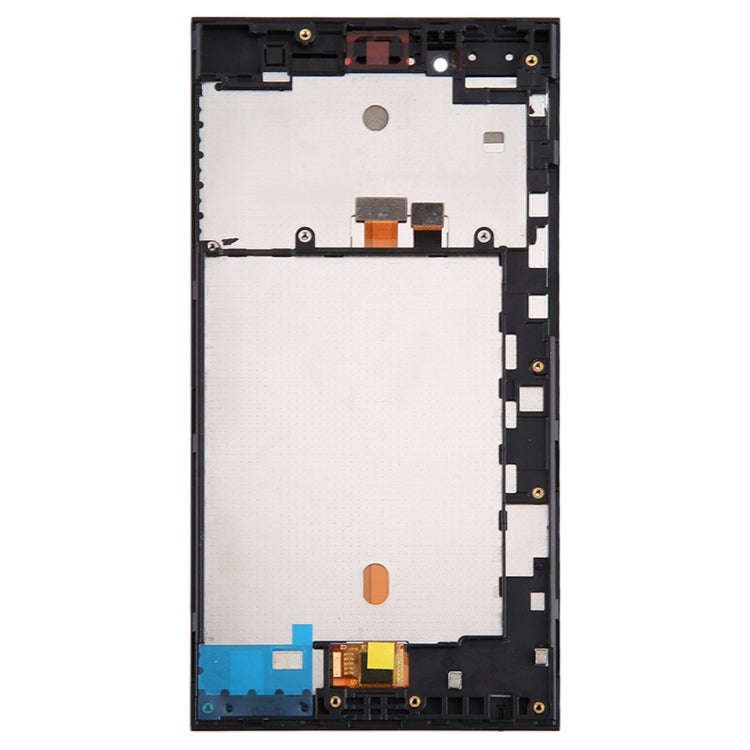 Original LCD Screen for BlackBerry Z3 Digitizer Full Assembly with Frame(Black)