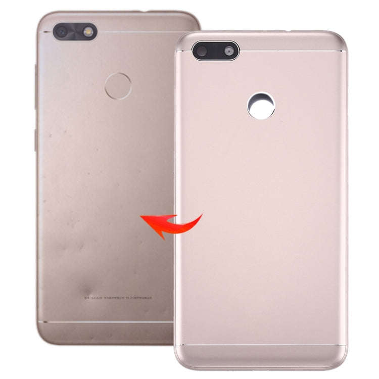 for Huawei Enjoy 7 / P9 Lite Mini / Y6 Pro (2017) Back Cover(Gold)