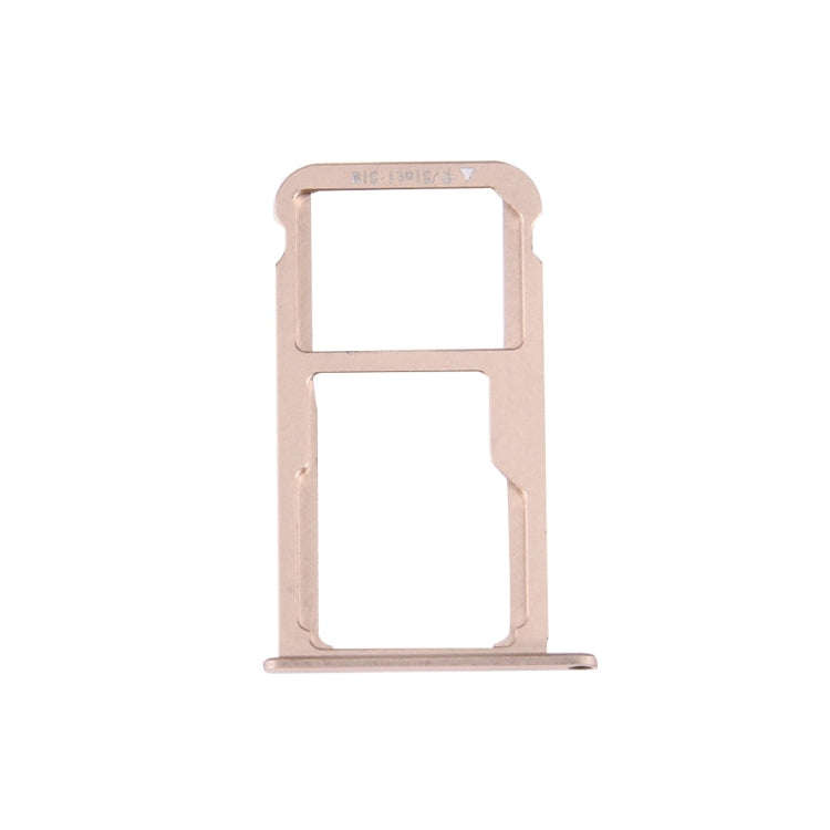 For Huawei Honor V8 Nano SIM + Micro SD / Nano SIM Card Tray(Gold)
