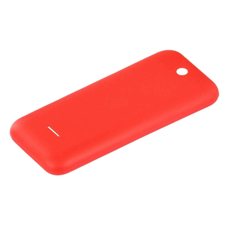 Solid Color Plastic Battery Back Cover for Nokia 225 (Red)
