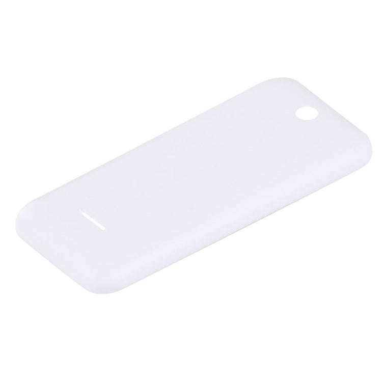 Solid Color Plastic Battery Back Cover for Nokia 225 (White)