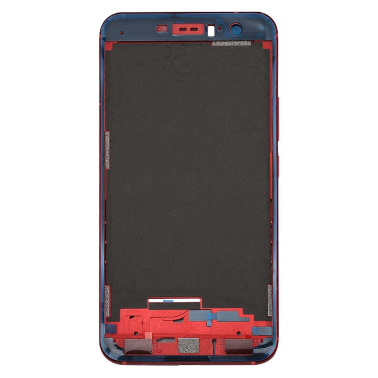 Front Housing LCD Frame Bezel Plate for HTC U11(Red)