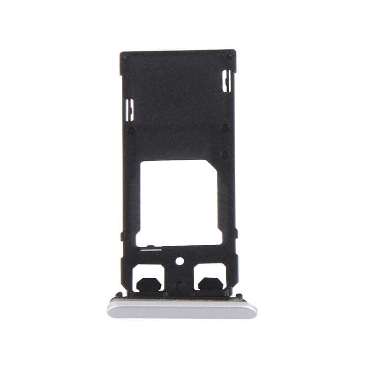 SIM Card Tray + Micro SD / SIM Card Tray + Card Slot Port Dust Plug for Sony Xperia X (Dual SIM V...