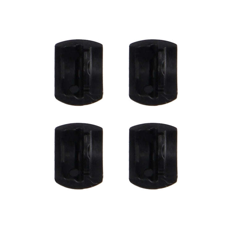 4 PCS Front Bezel Edge for Sony Xperia C4(Black)