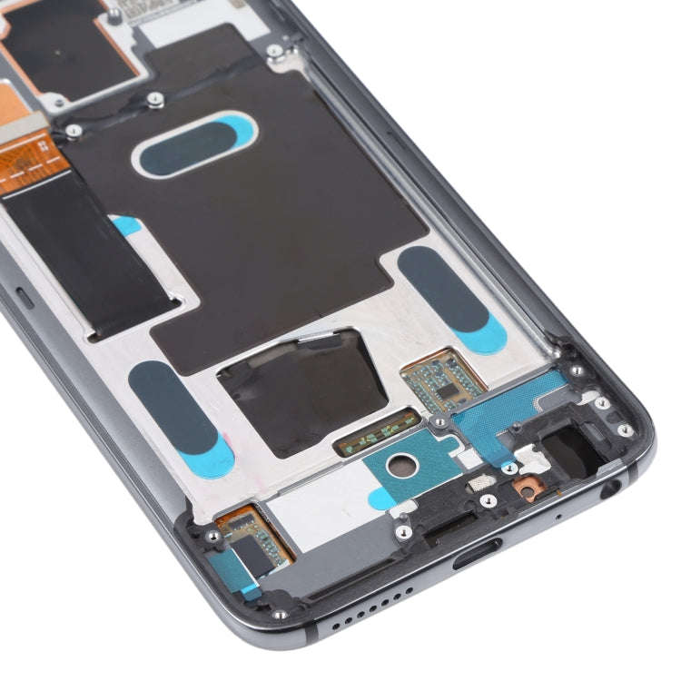 Original LCD Screen for Meizu 16 / 16th / M882H / M882Q Digitizer Full Assembly with Frame(Black)