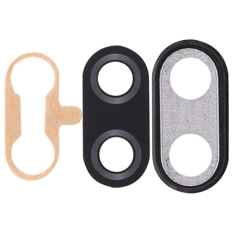 For Huawei Nova 3i 10pcs Back Camera Bezel with Lens Cover & Adhesive (Black)