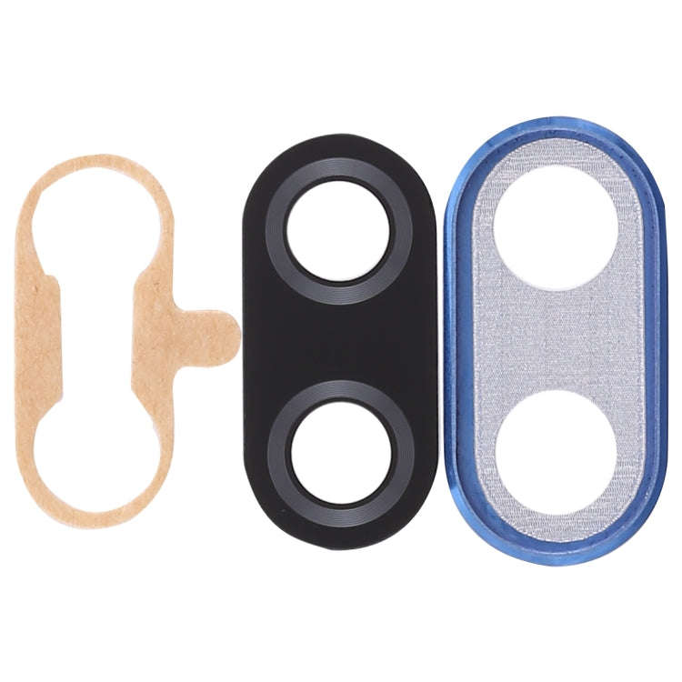 For Huawei Nova 3i 10pcs Back Camera Bezel with Lens Cover & Adhesive (Blue)