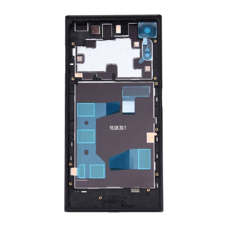 Back Battery Cover + Back Battery Bottom Cover + Middle Frame for Sony Xperia XZ(Black)