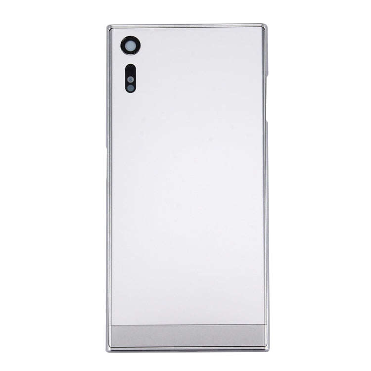 Back Battery Cover + Back Battery Bottom Cover + Middle Frame for Sony Xperia XZ(Silver)