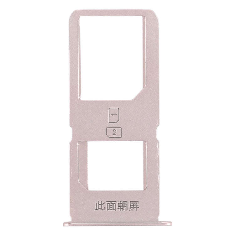 For Vivo X6S Plus 2 x SIM Card Tray (Gold)