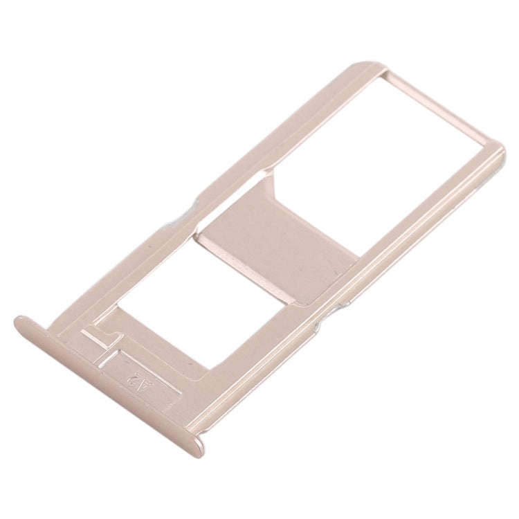 For Vivo X6S Plus 2 x SIM Card Tray (Gold)