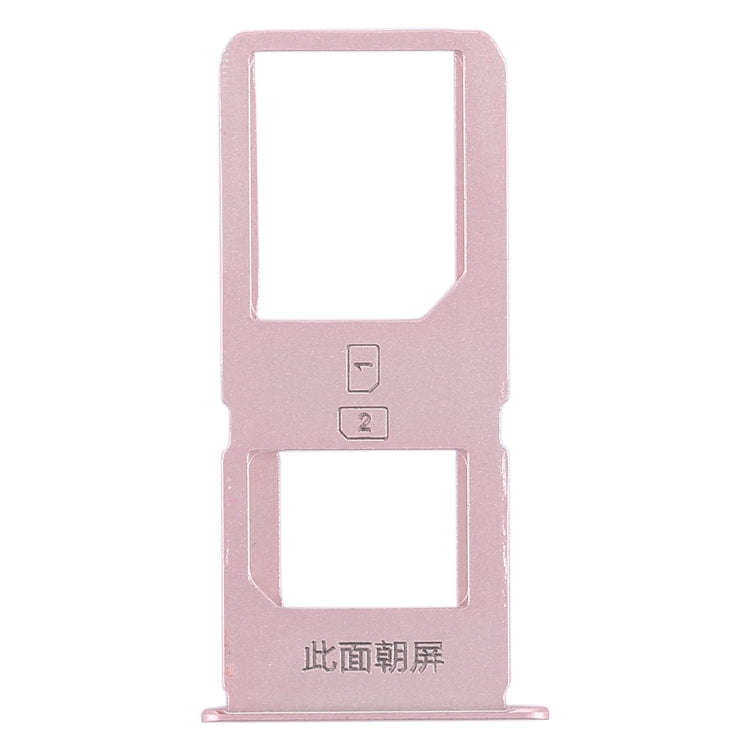 For Vivo X6S Plus 2 x SIM Card Tray (Rose Gold)