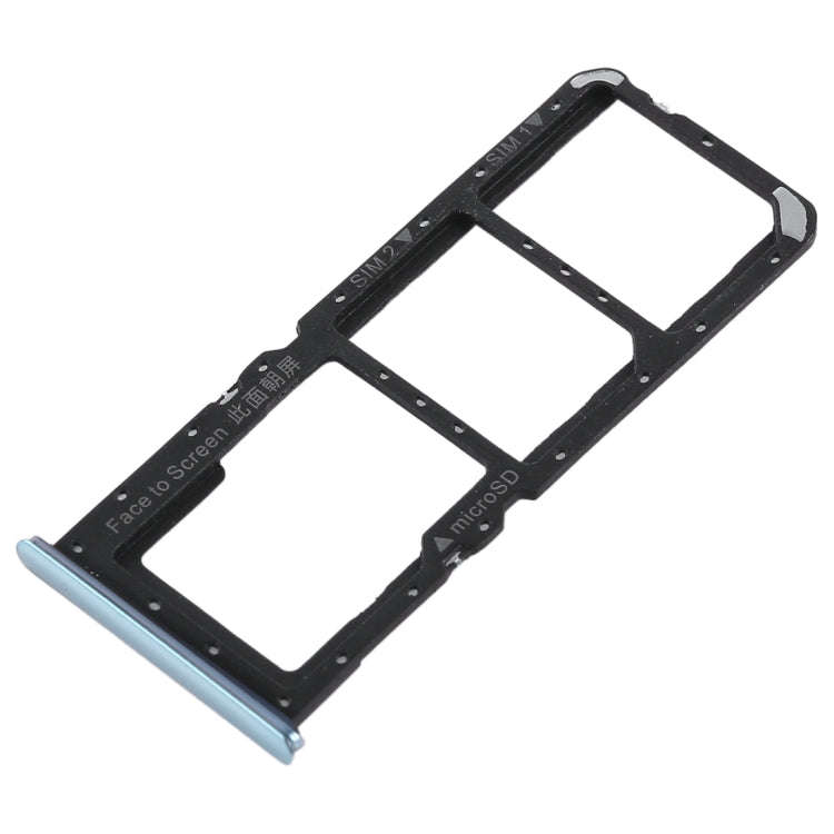 For OPPO K1 2 x SIM Card Tray + Micro SD Card Tray (Green)