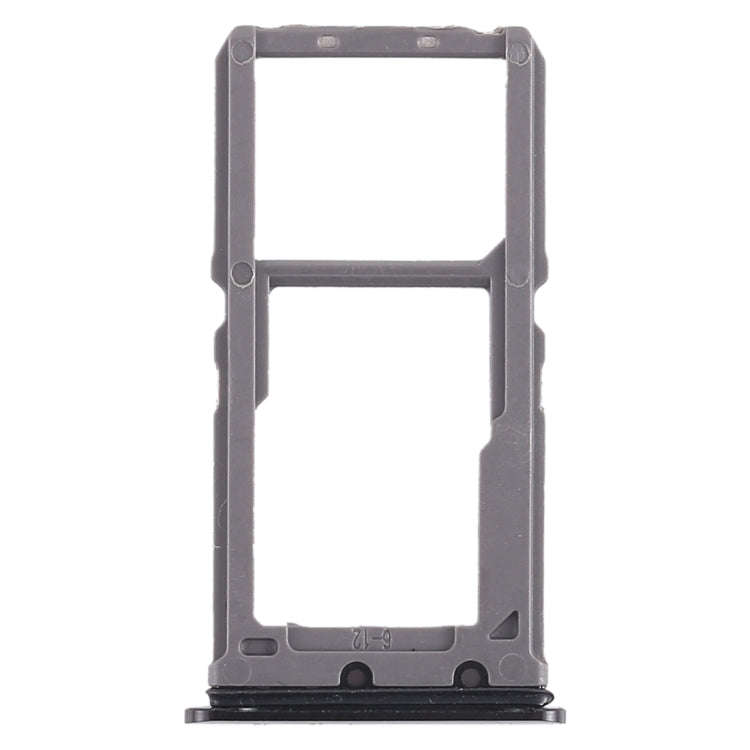 For Vivo X21 SIM Card Tray + SIM Card Tray / Micro SD Card Tray (Black)