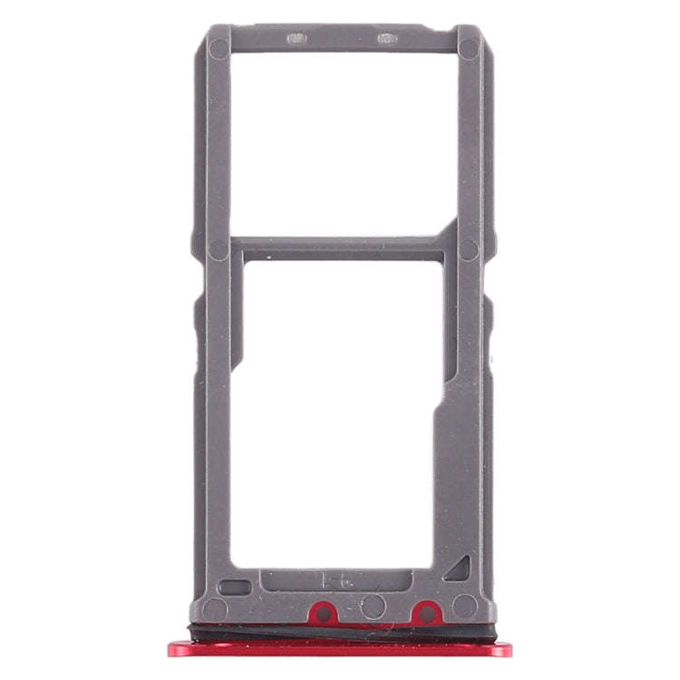 For Vivo X21 SIM Card Tray + SIM Card Tray / Micro SD Card Tray (Red)