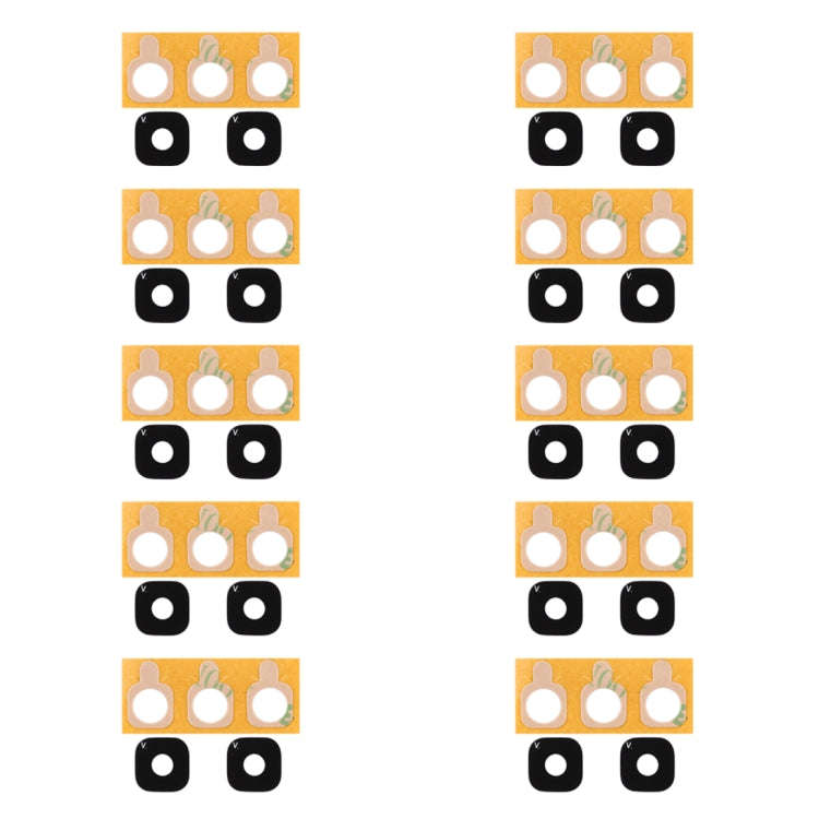 For Galaxy J2 Pro (2016) 10pcs Back Camera Lens Cover with Sticker