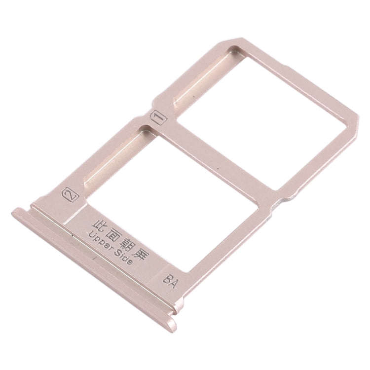 For Vivo X9 2 x SIM Card Tray (Gold)