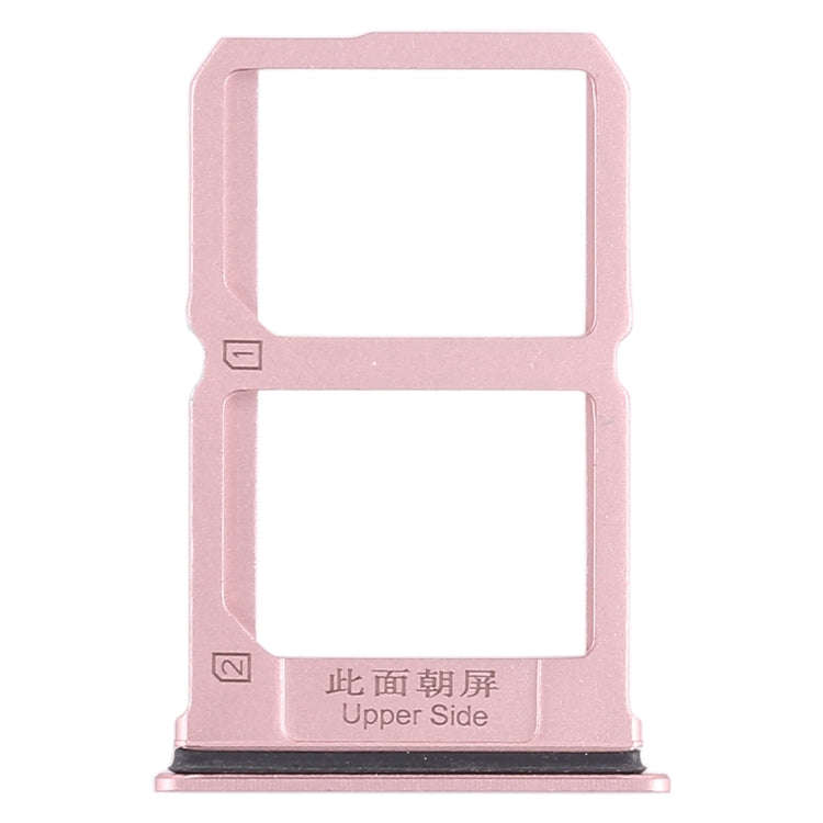For Vivo X9 2 x SIM Card Tray (Rose Gold)
