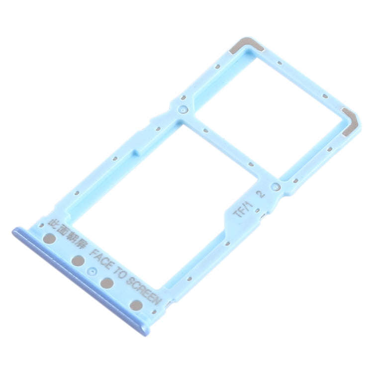SIM Card Tray + SIM Card Tray / Micro SD Card Tray for Xiaomi Redmi 6 / Redmi 6A(Blue)
