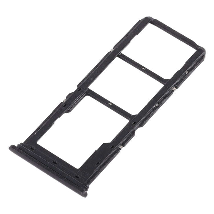 For Vivo Y83 2 x SIM Card Tray + Micro SD Card Tray (Black)