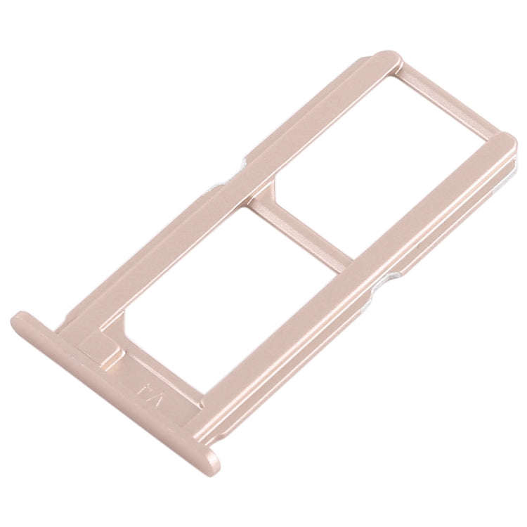 For Vivo X7 2 x SIM Card Tray (Gold)