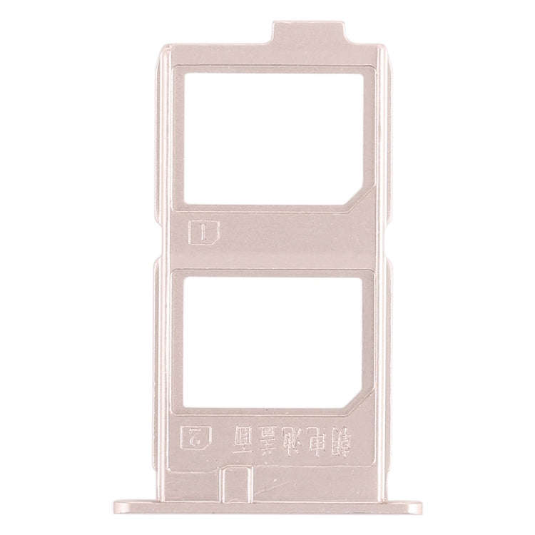 For Vivo X7 Plus 2 x SIM Card Tray (Gold)