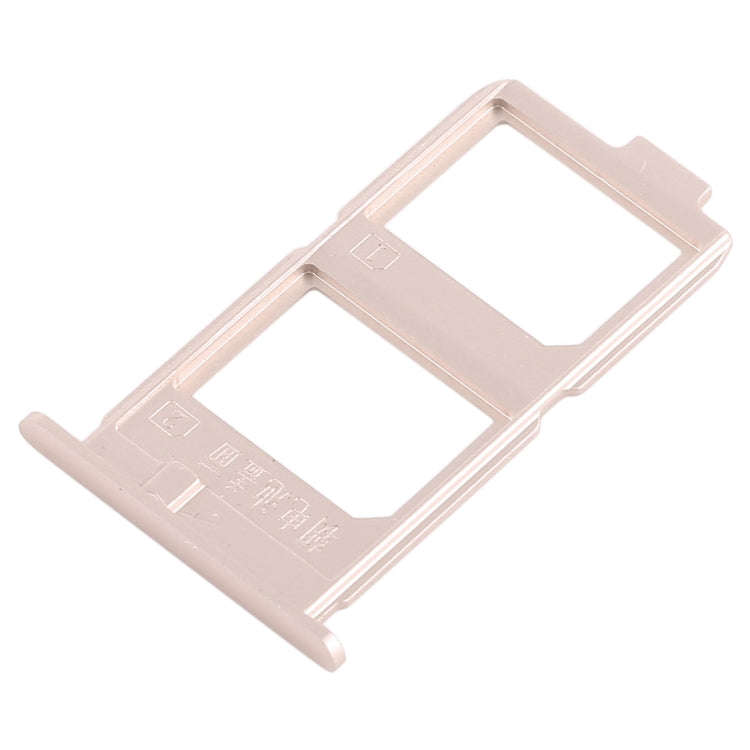 For Vivo X7 Plus 2 x SIM Card Tray (Gold)