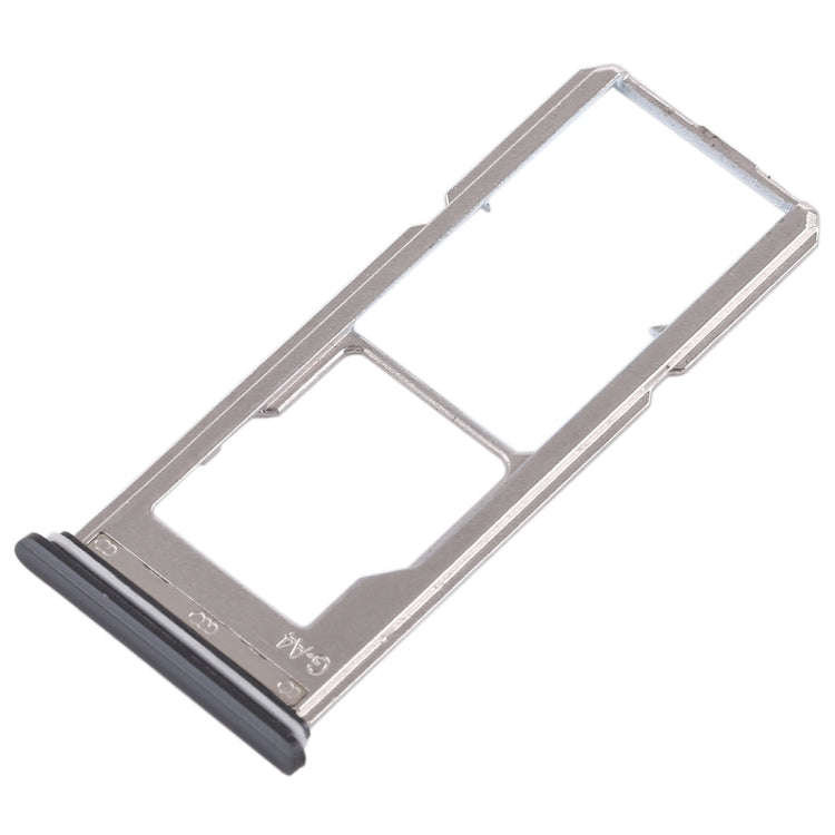 For Vivo Y85 / Z1 / Z1i / V9 Youth / V9 2 x SIM Card Tray + Micro SD Card Tray (Black)