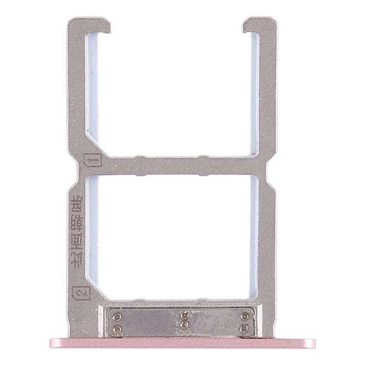 For Vivo X6S 2 x SIM Card Tray (Rose Gold)