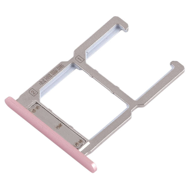 For Vivo X6S 2 x SIM Card Tray (Rose Gold)