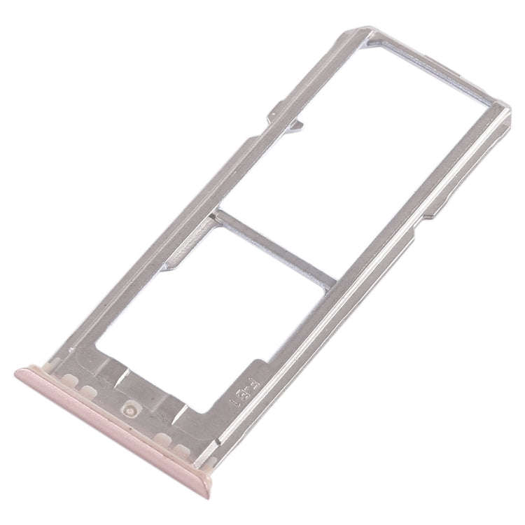 For OPPO A79 2 x SIM Card Tray + Micro SD Card Tray (Gold)