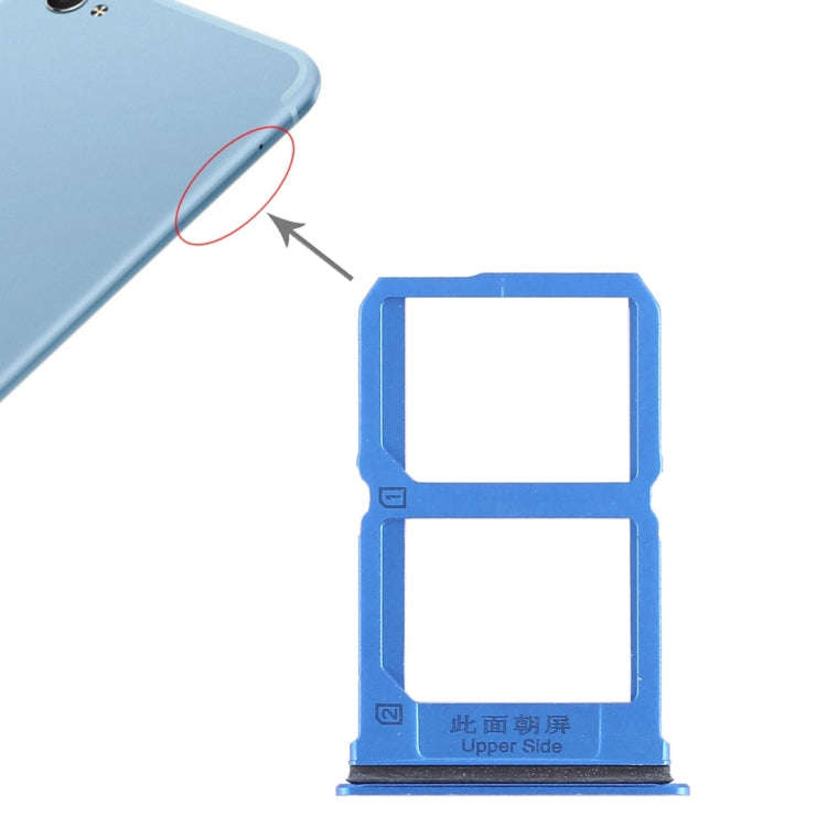 For Vivo X9i 2 x SIM Card Tray (Blue)