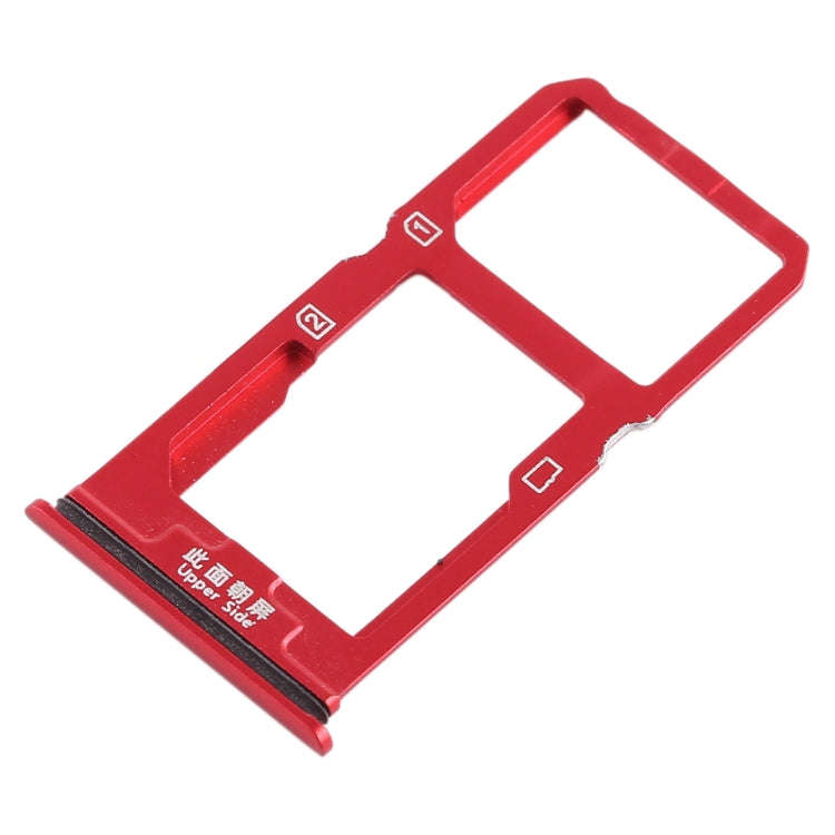 For Vivo X20 SIM Card Tray + SIM Card Tray / Micro SD Card Tray (Red)